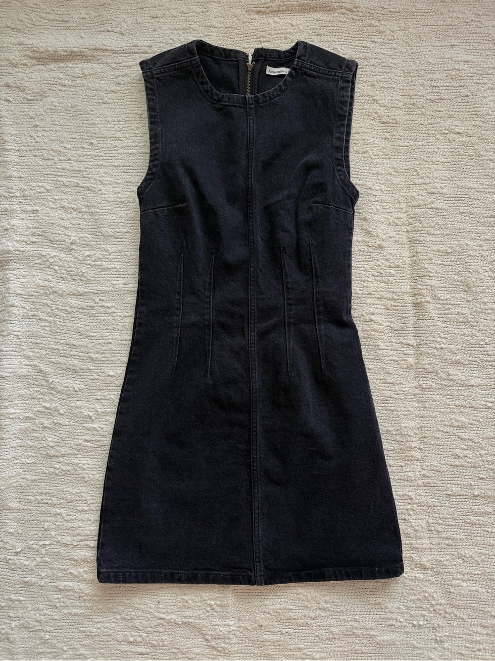 Abercrombie & Fitch Black Denim Mini Dress